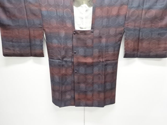 JAPANESE MICHIYUKI COAT / WOVEN CLASSICAL PATTERN